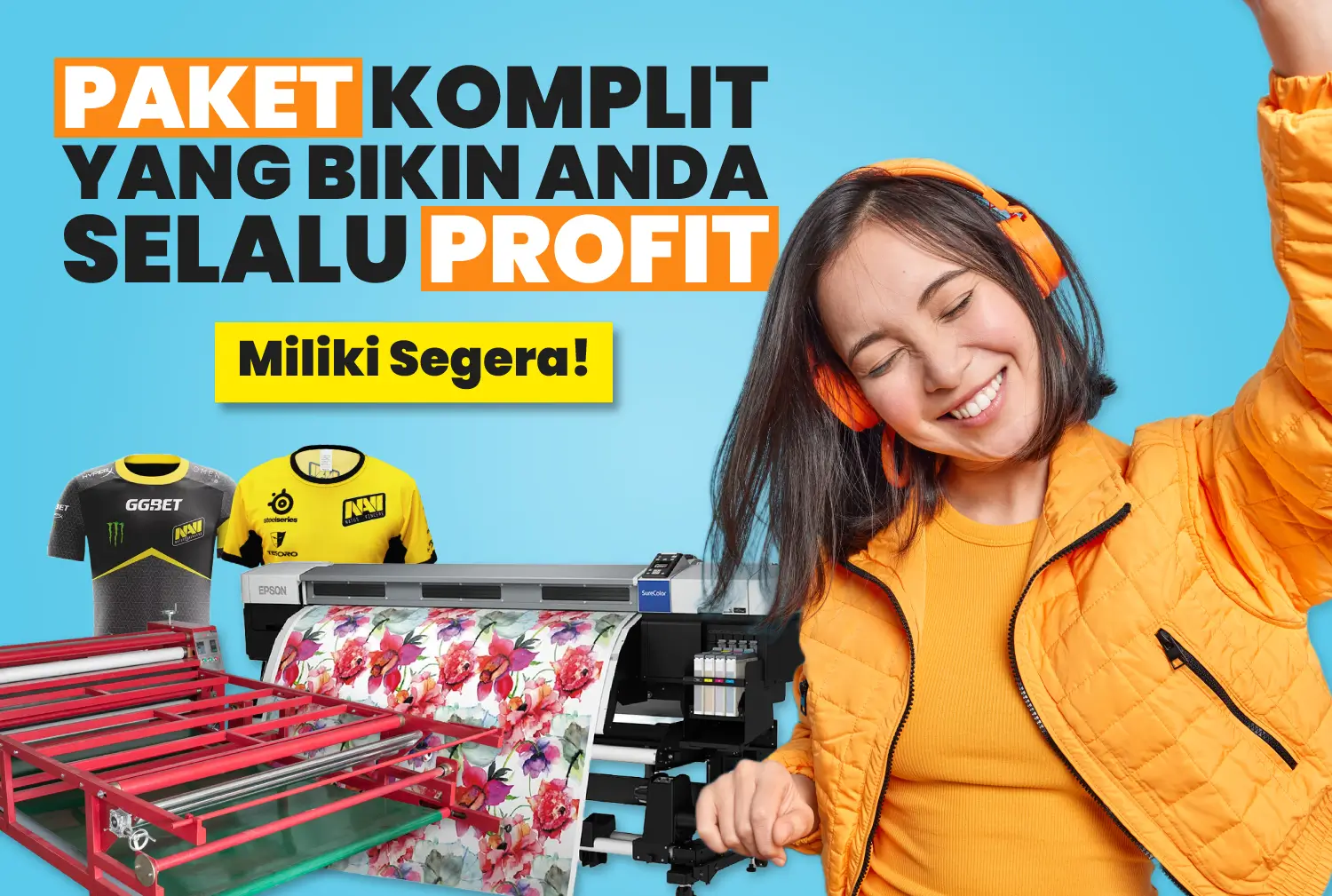 Paket Mesin Printer Kain & Tekstil Profitable