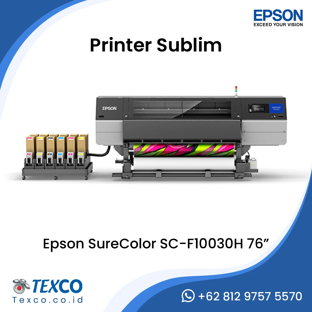 Printer Sublim Epson SureColor SC-F10030H 76” - Front View