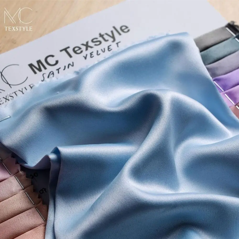 Kain Satin Velvet - Bahan yang bisa di Print di printer sublim