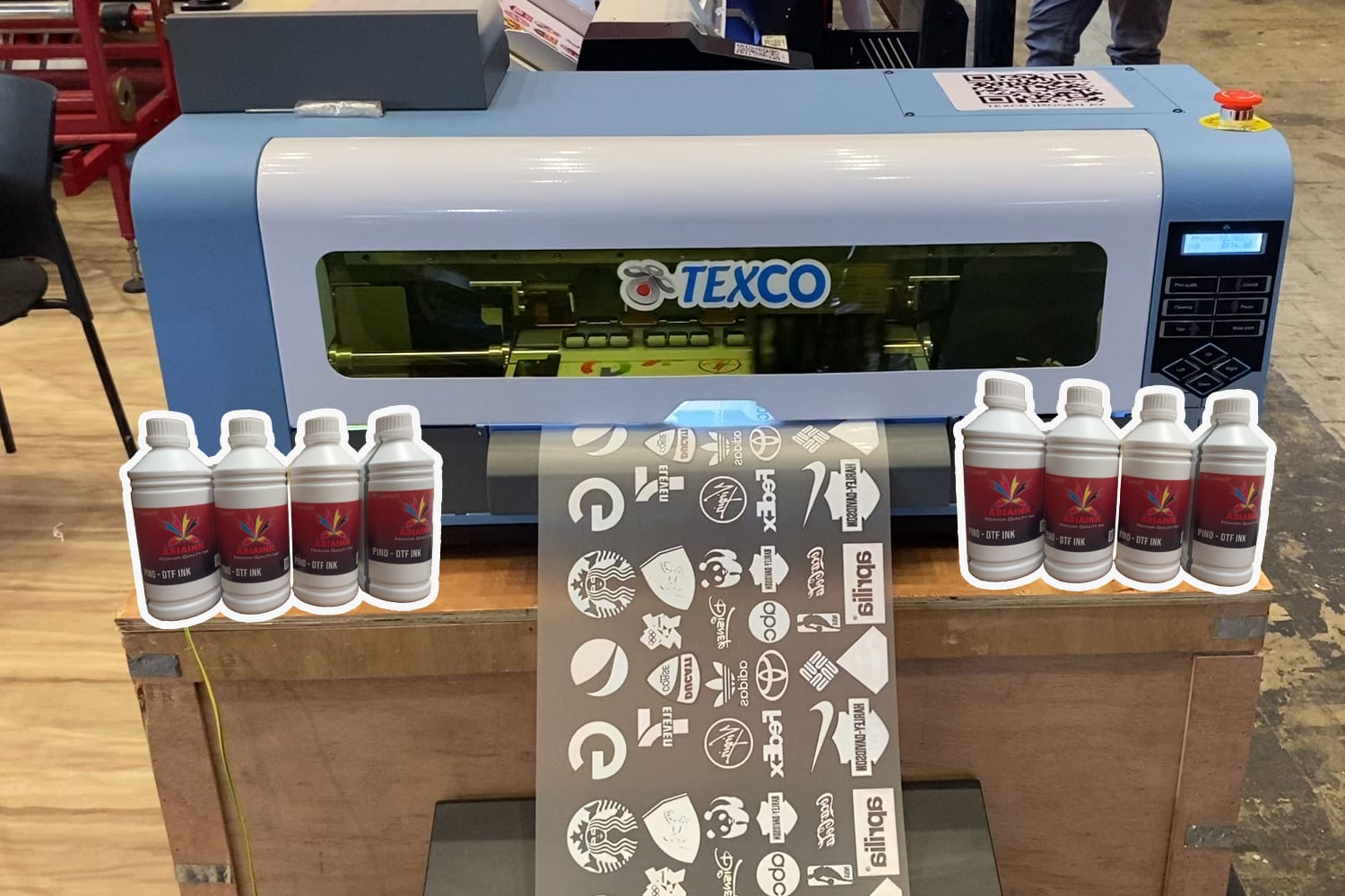 Agar printer DTF berjalan maksimal dan tahan lama, gunakanlah tinta yang terbaik juga.