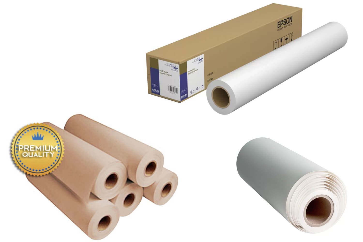 Berbagai jenis transfer paper roll untuk menghemat biaya.