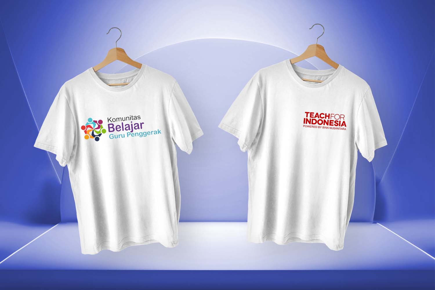 Kaos bertema pendidikan desain disediakan untuk sablon