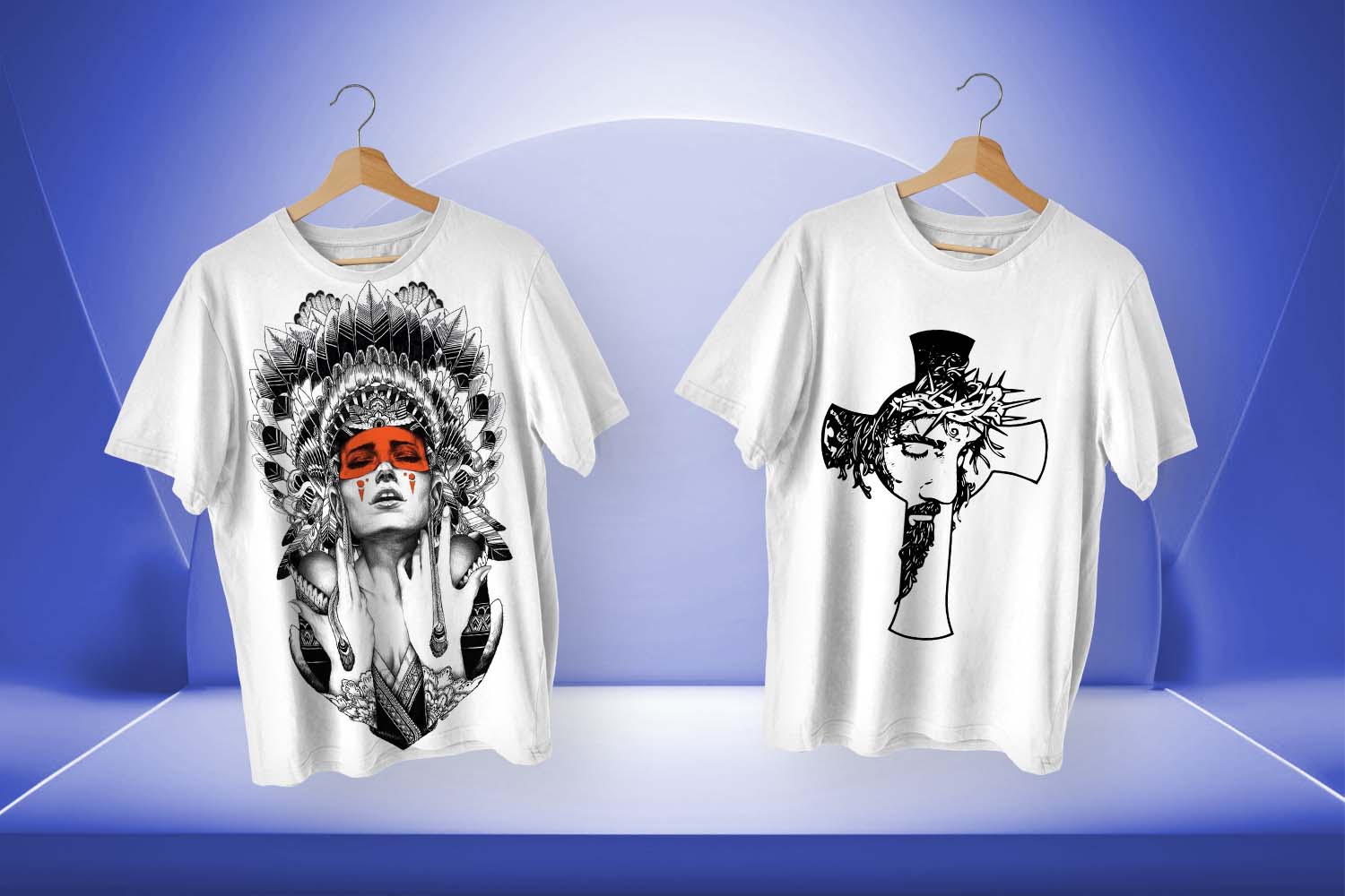 kaos bertema seni dan kreativitas dari digital printing