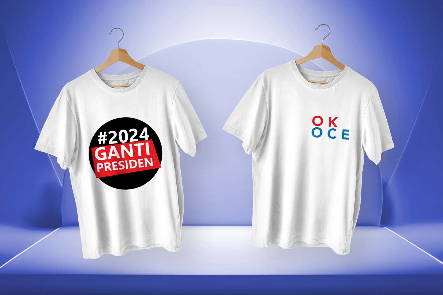 Kaos bertema politik di tahun politik 2023 2024
