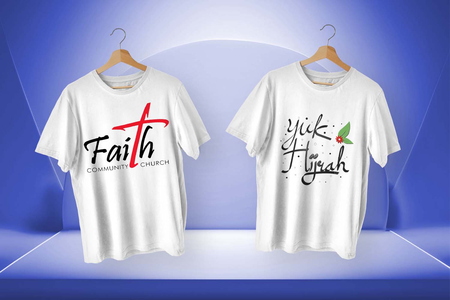 Kaos bertema agama atau spiritualitas