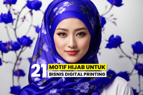 Motif hijab untuk digital printing