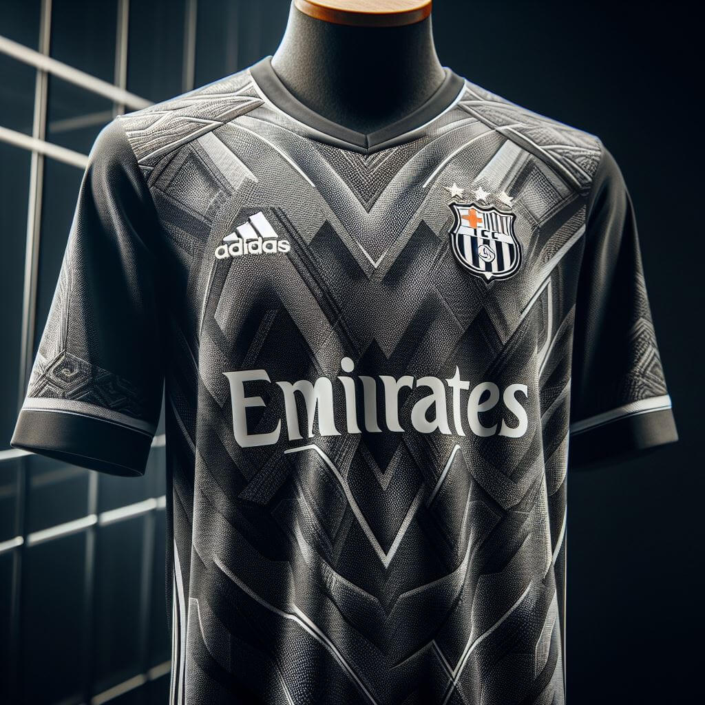 Jersey olahraga berkualitas tinggi dengan detail desain cermat