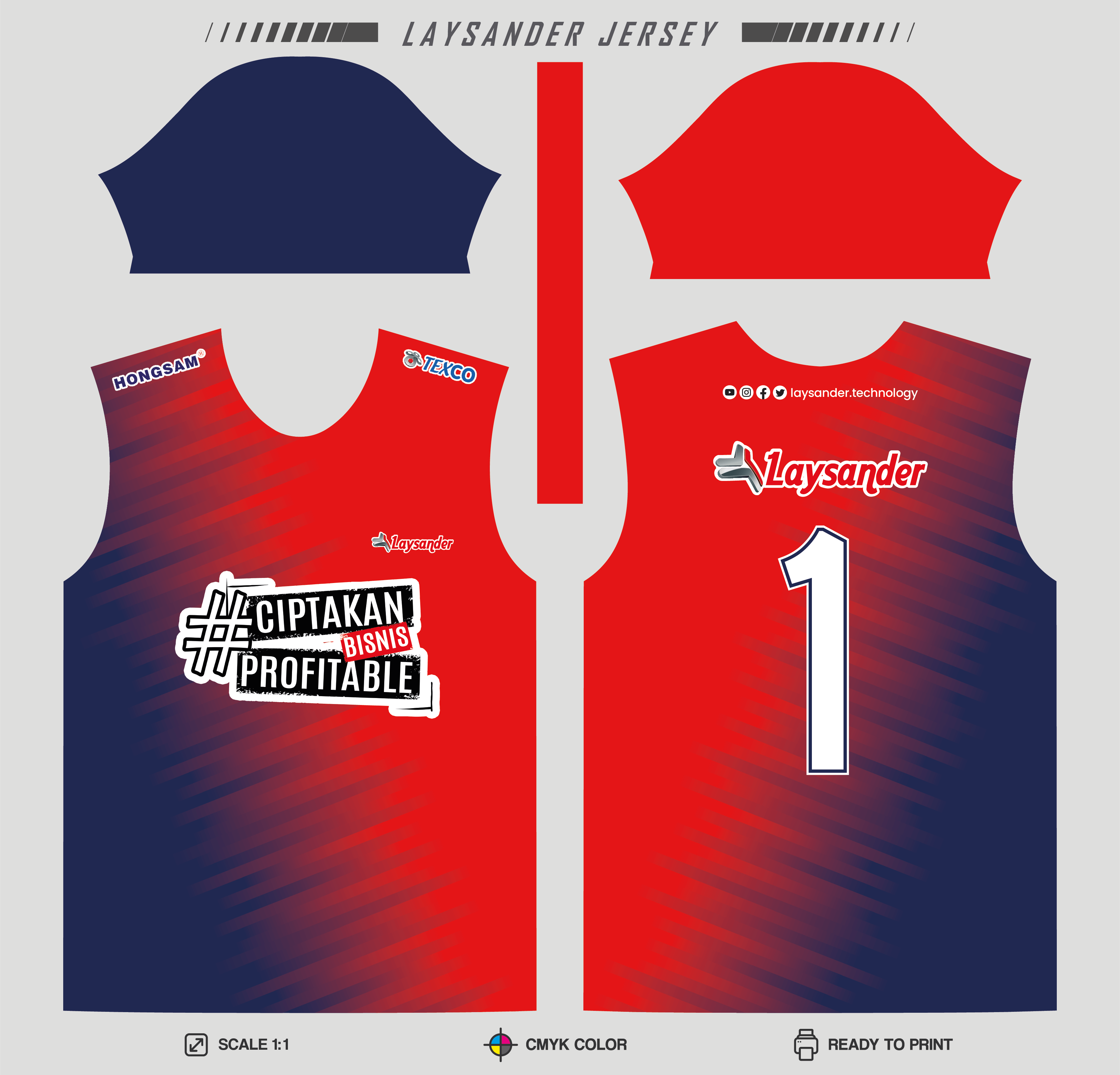 Mesin cetak menghasilkan jersey custom dengan desain unik