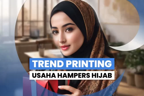 hampers hijab dengan sentuhan estetis.