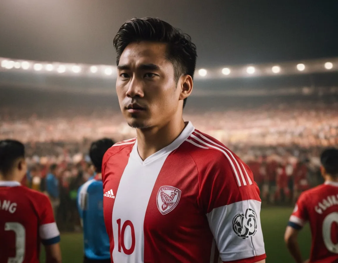 Perbedaan jersey sepak bola versi supporter dan player dengan desain dan sponsor yang berbeda.