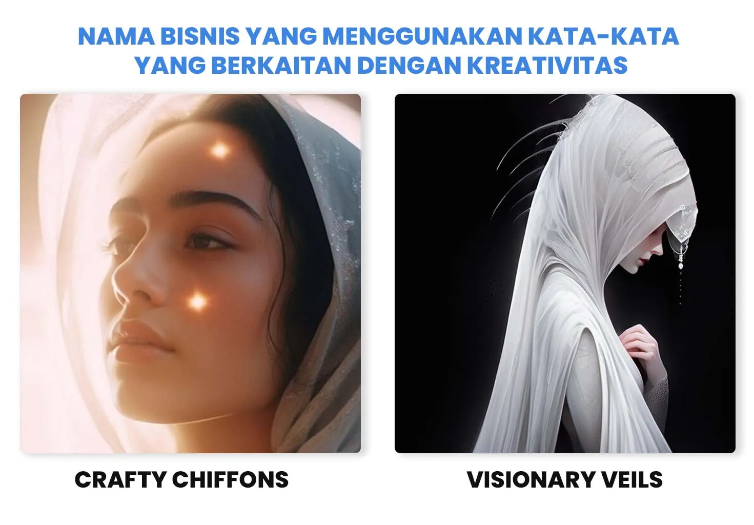 Ide nama bisnis hijab yang mencerminkan kreativitas, inovasi, dan keunikan.