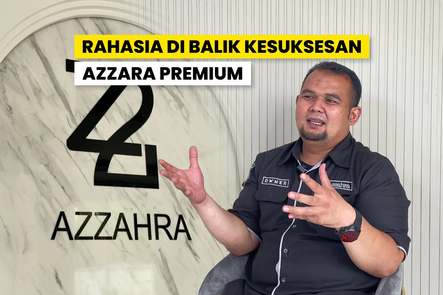 Pak Rachmat menceritakan awal perjalanan bisnisnya.