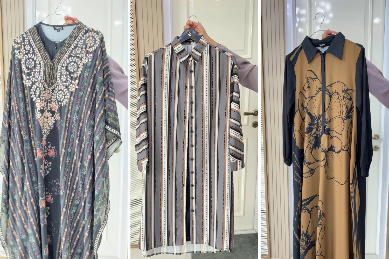 Motif fashion muslim dari Produk Azzara Premium.