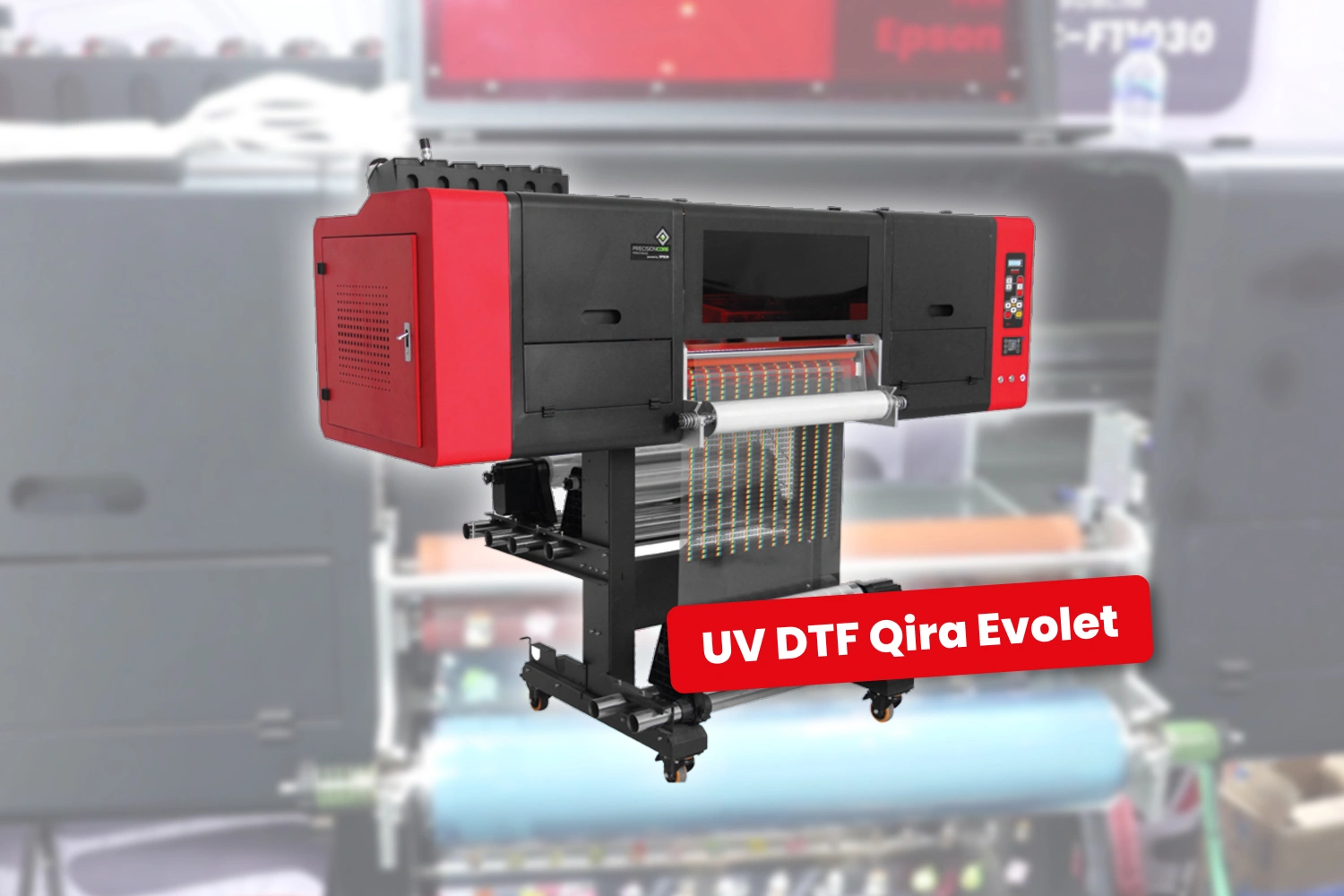 Printer UV DTF Qira Evolet.