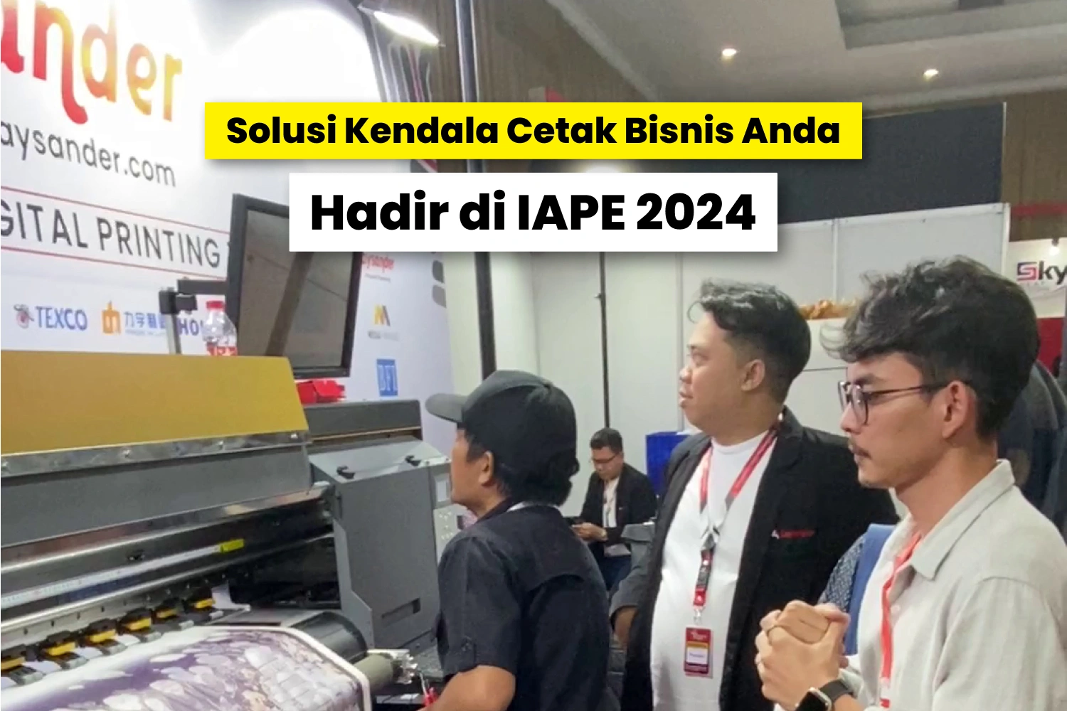 Booth Laysander di IAPE 2024.