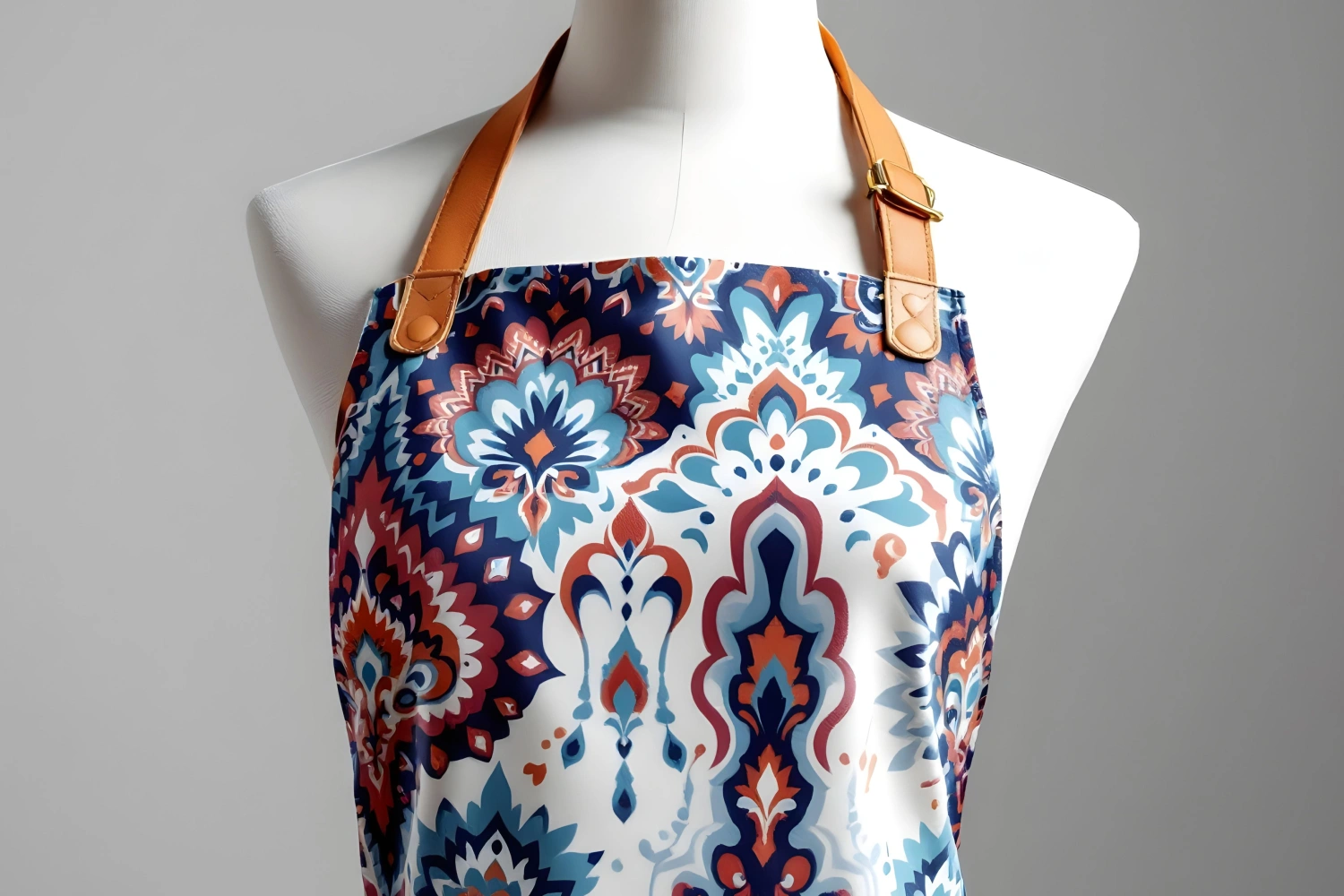 Apron dengan desain kustom.