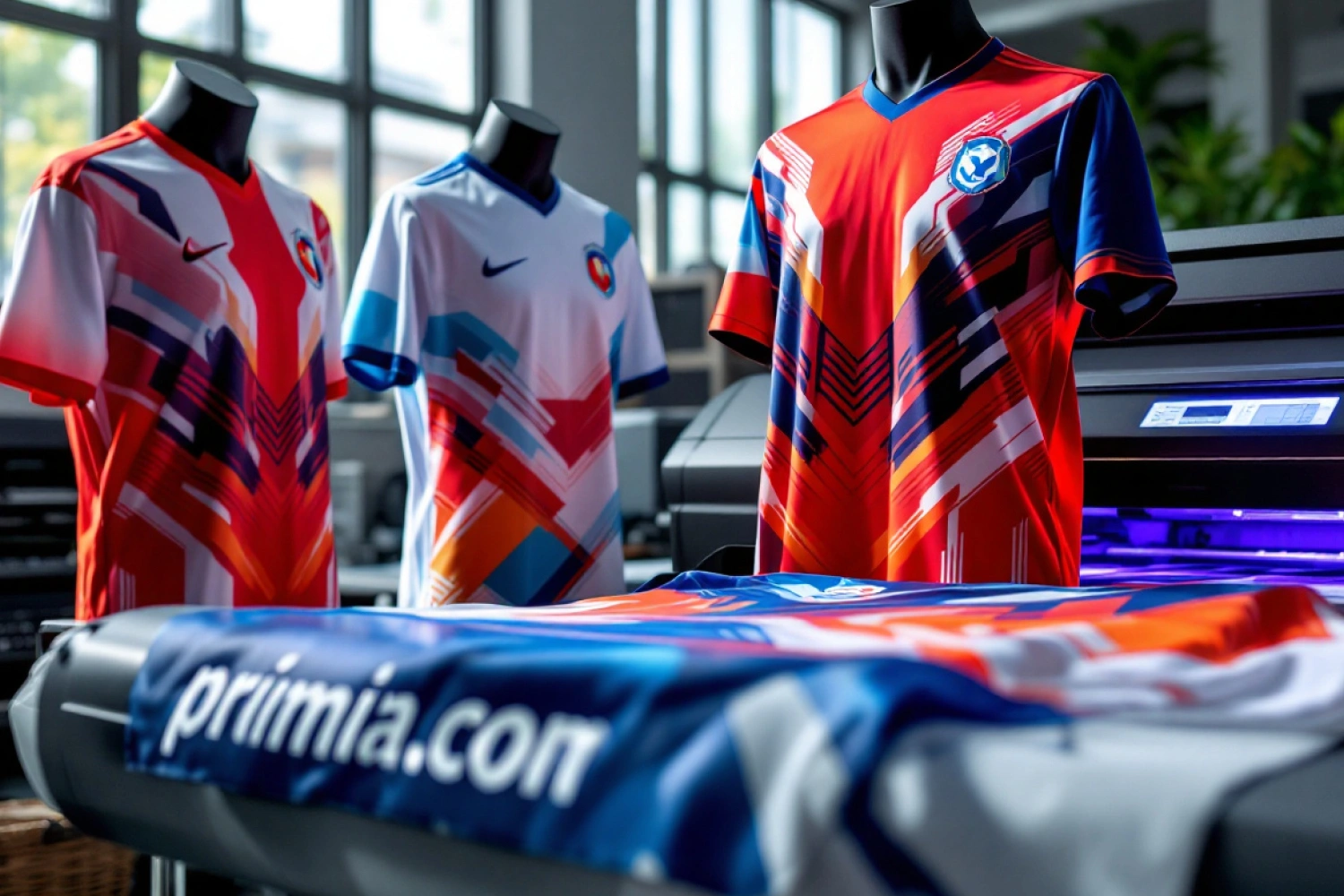 Jersey dan baju olahraga berkualitas tinggi.