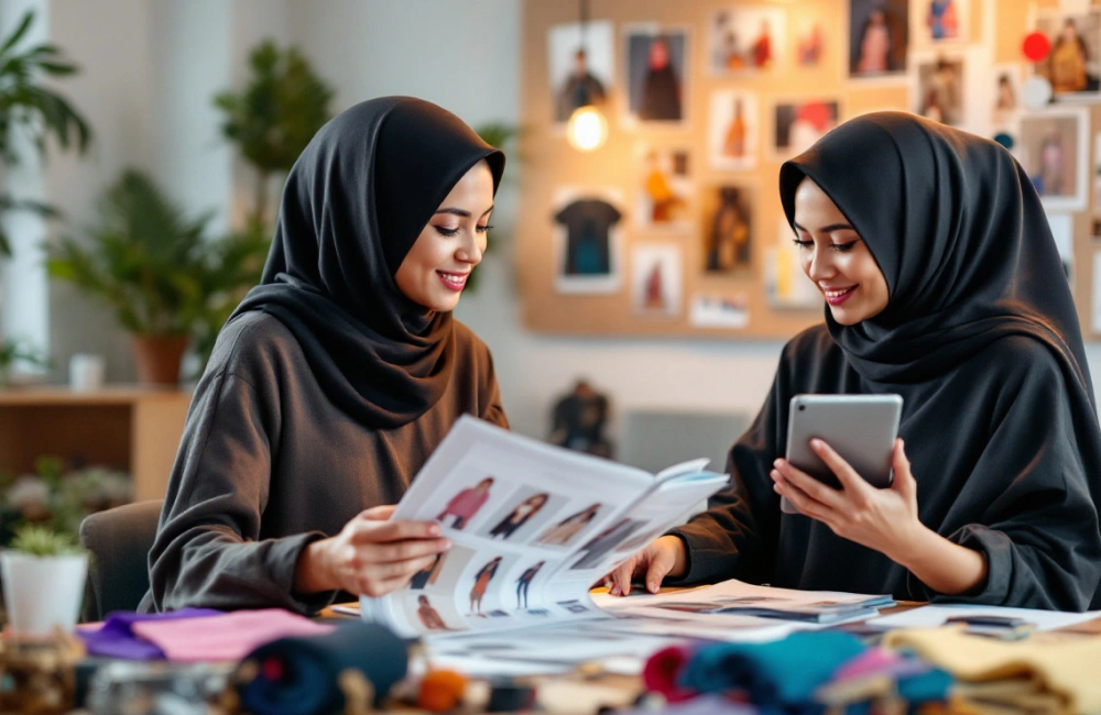 Seorang pebisnis sedang menganalisa trend pasar yang sedang populer.