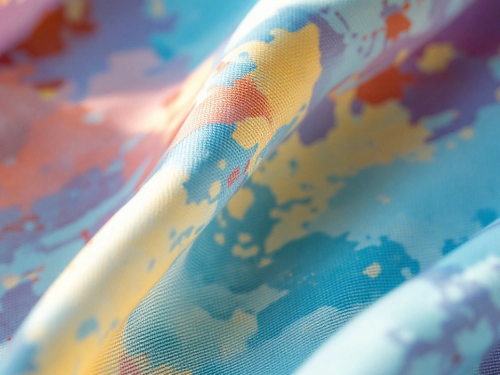 Lightweight polyester calico