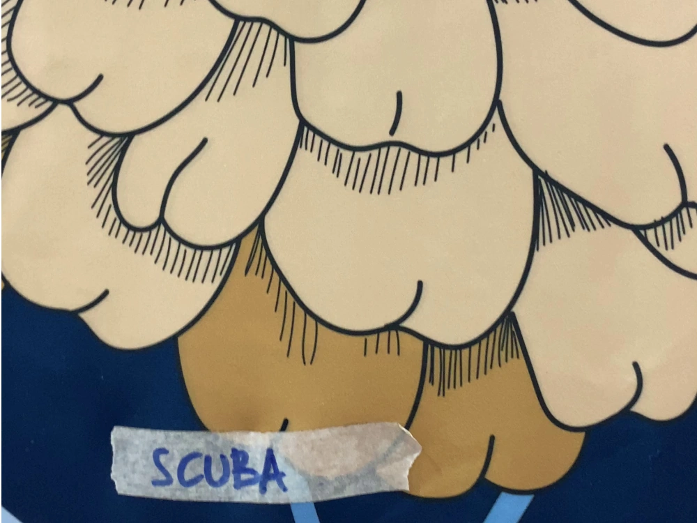 Thick and stretchy scuba fabric