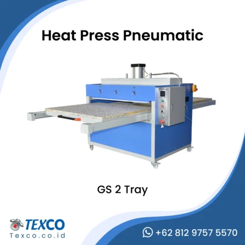 Texco Heat Press Pneumatic GS 2 Tray EN