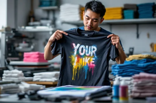 Produk-produk yang dihasilkan dari proses cetak sublim.