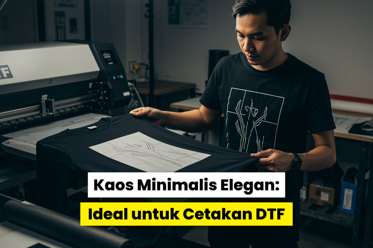 Berbagai produk kaos dengan desain yang simple dan elegan.