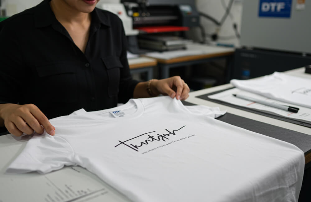 Desain kaos Tipografi Minimalis.